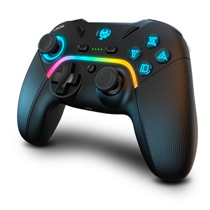 Mando Gamepad Krom Gamming Kayros Argb Pc Switch Android Ios