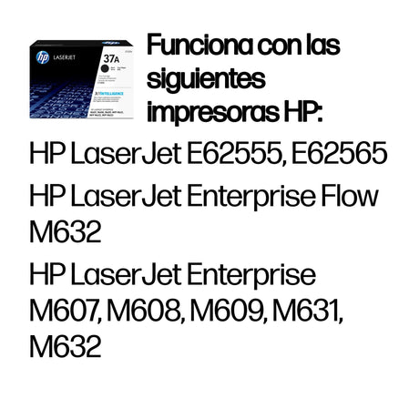 EAN 0889899204207 - HP 37A Black Original LaserJet Toner Cartridge cartucho de tóner 1 pieza(s) imagen 2