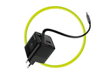 Mobile Origin 65w Gan Charger Usb-C Retra. Cable + Usb-A 75cm