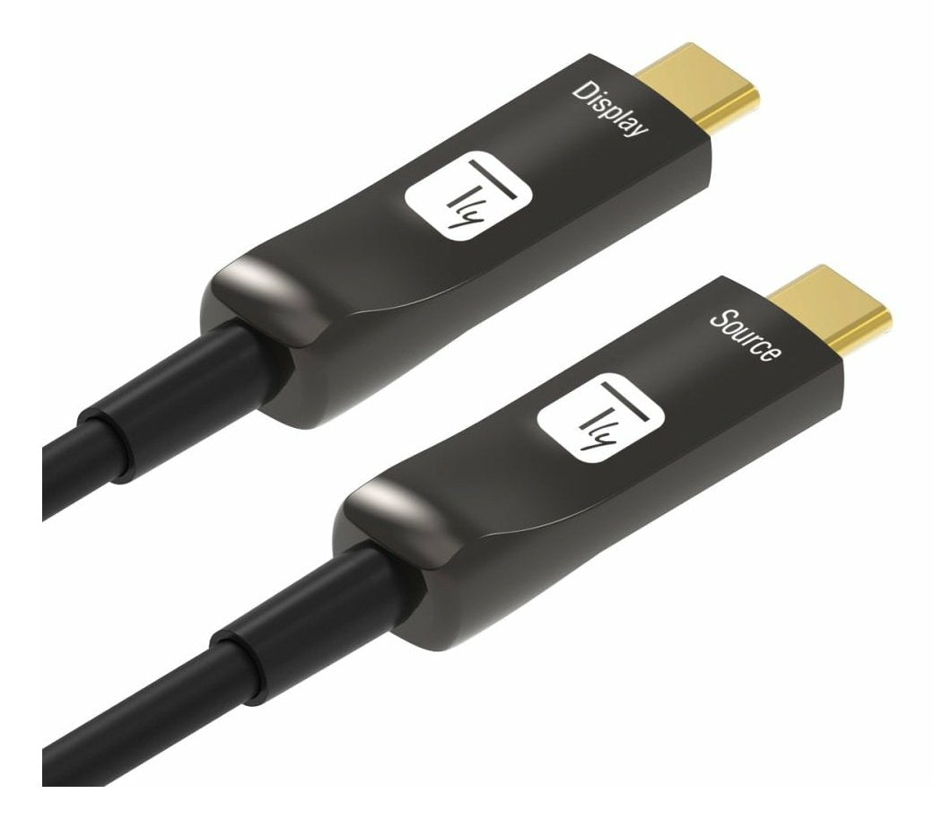 Techly Usb-C Cable Aoc Fiber M M 20m