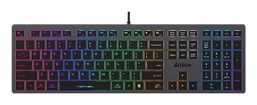 EAN 4711421978309 - A4Tech Fstyler FX60H (Neon Backlit) teclado Juego USB QWERTY Gris imagen 1