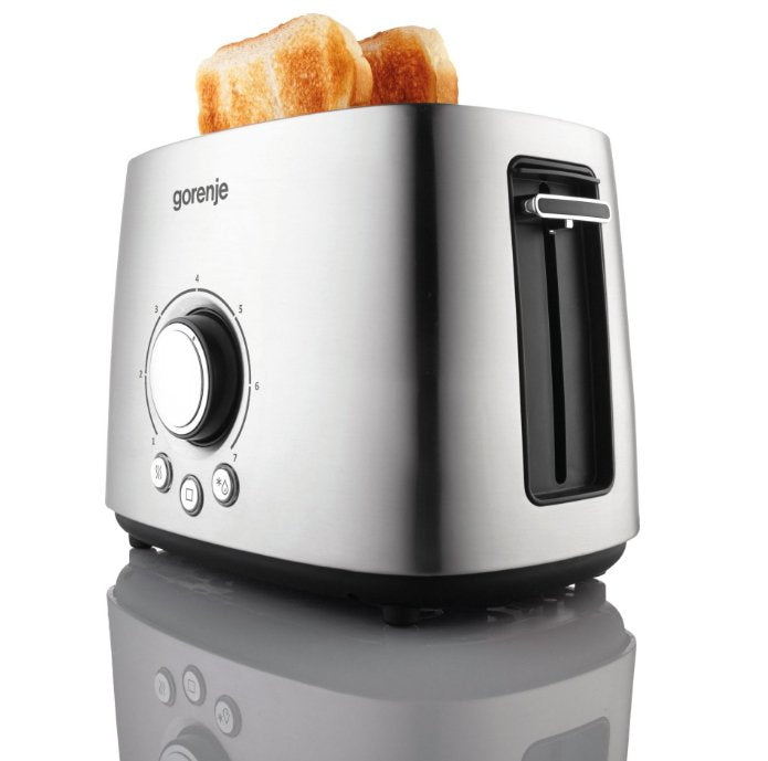 Tostadora Gorenje T1000e, Potencia 1000 W, Acero Inoxidable