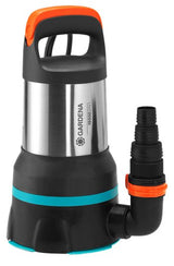 Bomba Sumergible De Agua Limpia/Sucia Gardena  19500 Aquasensor, Bomba Sumergible/De Presión (Negro/Acero Inoxidable, 860 Vatios)
