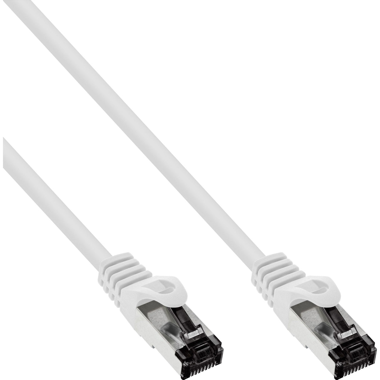 Cable De Red Inline S/Ftp Pimf Cat.8.1 Libre De Halógenos 2000mhz Blanco 10m