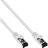 Cable De Red Inline S/Ftp Pimf Cat.8.1 Libre De Halógenos 2000mhz Blanco 10m