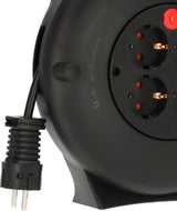 Brennenstuhl Vario Line Kabelbox 4 Tomas / Mini-Kabeltambor 10 M