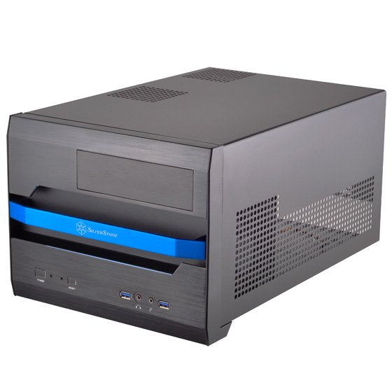 Caja Pc Silverstone Sugo Sg12  De Ordenador Escritorio Negro, Cajas De Torre Negro, Escritorio, Pc, Aluminio, Acero, Micro-Atx, Mini-Dtx, Mini-Itx, Negro, 8,2 Cm