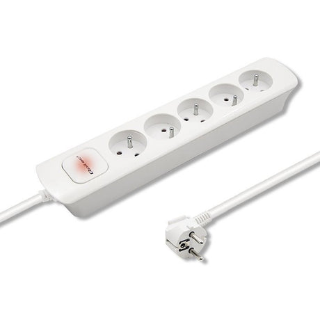 EAN 5901878502762 - Qoltec 50276 base múltiple 1,8 m 5 salidas AC Interior Blanco imagen 2