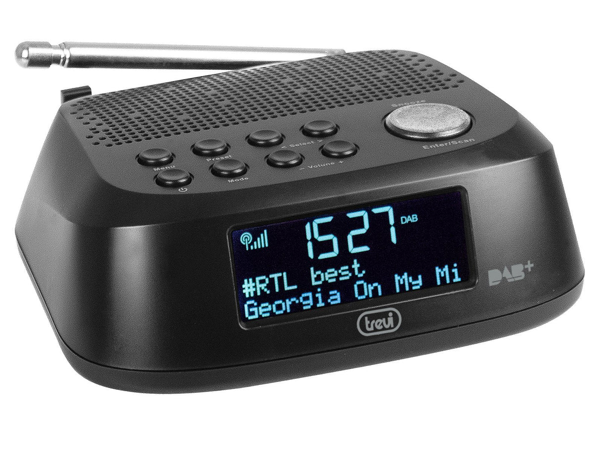 Radio Despertador Trevi Rc80d4 Negro