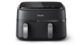EAN 8720389033001 - Philips 3000 series NA351/00 freidora Doble 9 L Independiente 2750 W Freidora de aire caliente Gris imagen 2