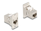 Panel Mount Rj45 Kupplung Buchse Zu Buchse Cat.6a Metall Konisch