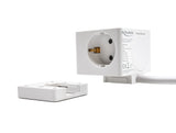 Delock Cubo De Enchufe Con Cable De Extensión 3 Tomas Con Bloqueo Infantil