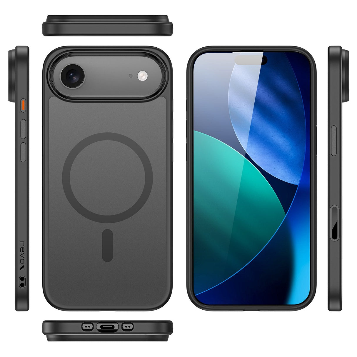 Nevox Styleshell Invisio - Iphone Air Kompatibel Con Magsafe , Negro