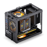 Jonsbo C6 Max Pc-Gehäuse, Mini-Gehäuse, Micro-Atx, Tempered Glass - Schwarz
