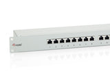 Equip Patch Panel 16 Puertos Categoria 6 Apantallado Gris Claro