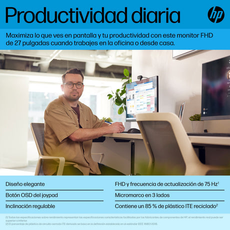 EAN 0196548133598 - HP P27h G5 FHD Monitor pantalla para PC 68,6 cm (27") 1920 x 1080 Pixeles Full HD LCD Negro imagen 9