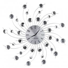 Reloj De Pared Wall Esperanza Geneva Ehc004 (Color Plata)