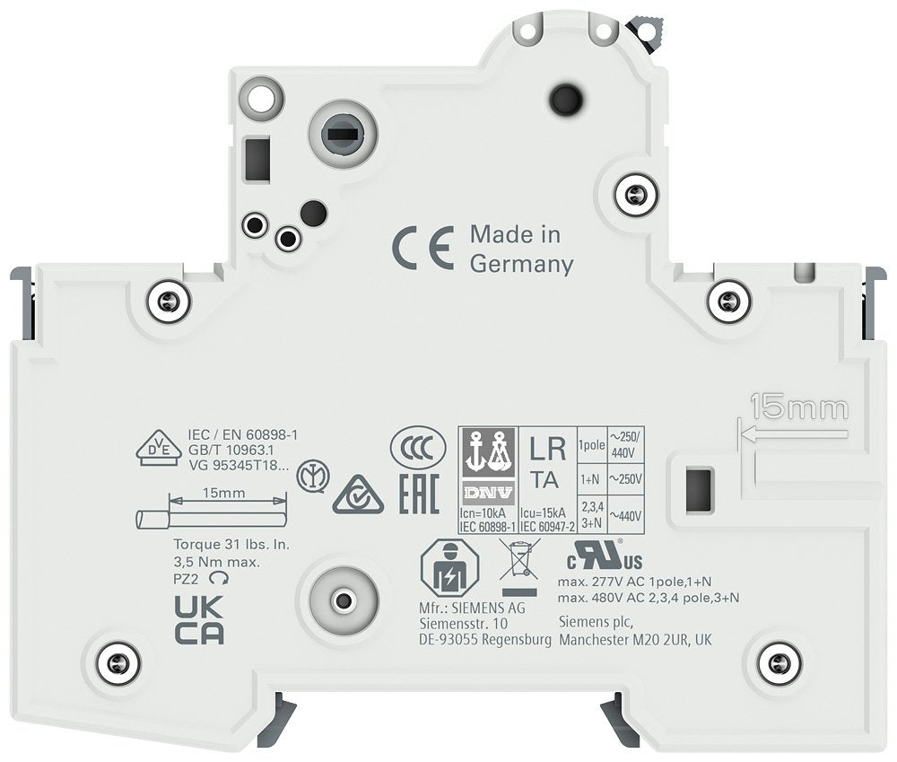 Siemens Automat C 16a 5sy41167 230 400v 10ka 1p