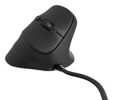 Raton Natec Crake 2 Pro Vertical 12.800 Dpi Optico Negro