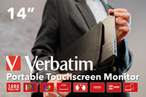 EAN 0023942495918 - Verbatim PMT-14 pantalla para PC 35,6 cm (14") 1920 x 1080 Pixeles Full HD Pantalla táctil Negro imagen 9