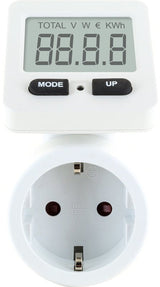 Schwaiger Stem1180 Medidor De Coste Energético Corriente Alterna Con Flex. Display, Blanco