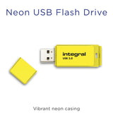 Memoria Usb 3.0 Neon Amarillo 32gb 10mb/S En É