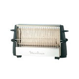 Tostador De Pan Moulinex Multipan 760w Hasta 4 Rebanadas De Pan Asas Toque Frío Color Negro