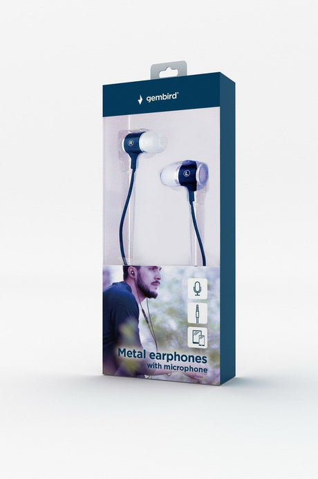 EAN 8716309077415 - Gembird MHS-EP-001 auricular y casco Auriculares Alámbrico Dentro de oído Llamadas/Música Negro, Blanco imagen 3