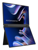 Asus Zenscreen Duo Mb14fcd (71 Cm (14 Zoll), Negro, 2xwuxga, 360 Grad Faltbar, Dual 14" Usb-C, Mini-Hdmi) 90lm0cz1-B01n71