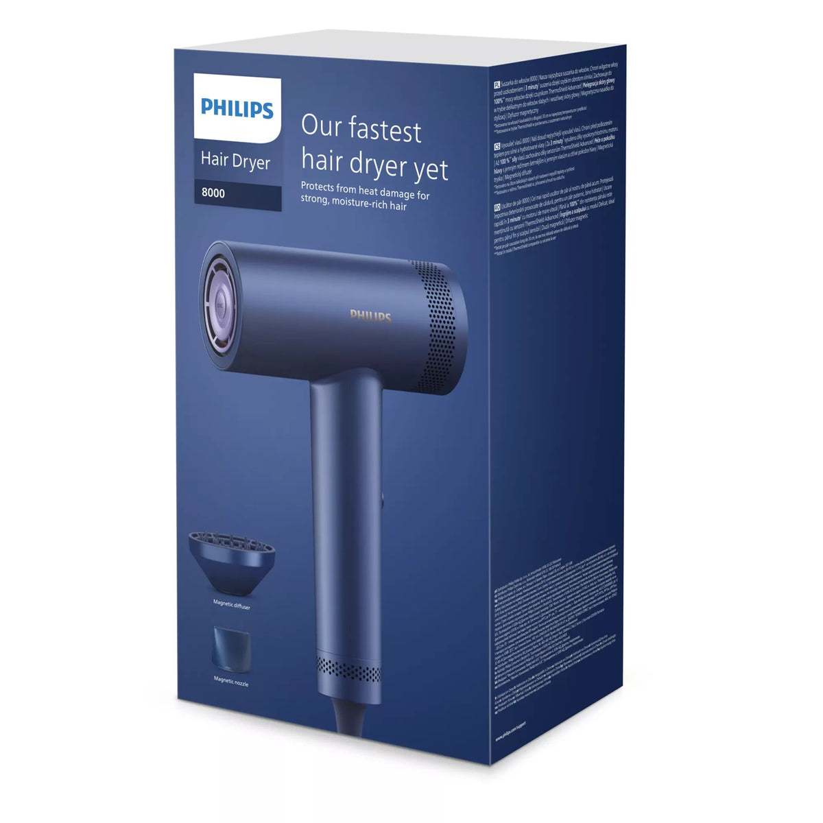 EAN 8720689041560 - Philips 8000 series BHD839/10 secador 1400 W Azul imagen 2