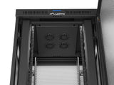 Lanberg Rack Cabinet 19 Free-Standing 37u 800x800 Flat Pack Mesh Door Lcd Black