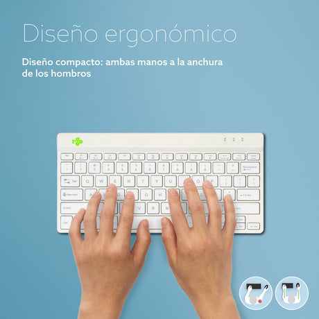 EAN 8719274491736 - R-Go Tools RGOCOUSWLWH teclado Oficina Inglés de EE. UU. imagen 10