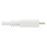 Eaton Tripp Lite   Safe-It Usb-A To Usb Micro-B Antibacterial Cable (M/M) Usb 2.0 White 6-Ft. (1.83 M)