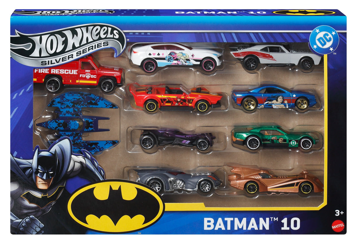 Blister 10 Vehiculos Batman Dc Universe Hot Wheels