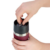 Emsa Travel Mug Taza Térmica Compacta 0,3 Litros Rojo Vino, Tapón De Rosca N2160900