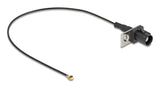 EAN 4043619907281 - DeLOCK 90728 cable coaxial 1.13 0,2 m FAKRA A I-PEX MHF1 Negro imagen 1