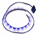 Inter-Tech Led Streifen 30 Cm, Molex, Azul Leds