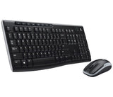 Teclado Húngaro Logitech Wireless Combo Mk270 Ratón Incluido Rf Inalámbrico Qwertz Negro