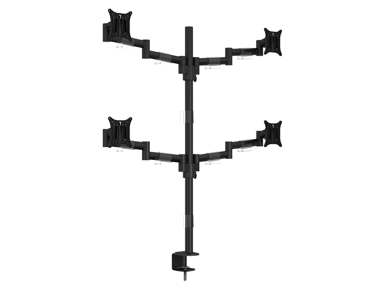 M Vesa Deskmount Officeline  Quad Black