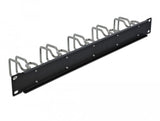 Delock 19" Panel De Gestión De Cables Negro