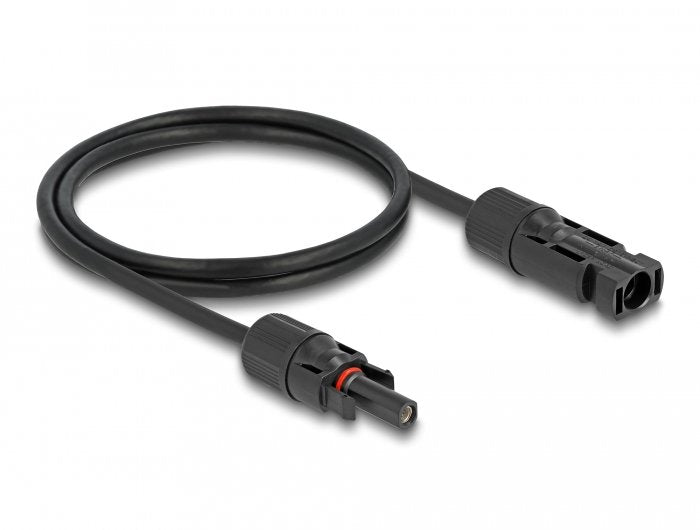 Delock 88228 Cable Solar Dl4 4 Mm² Macho A Hembra 1 M Negro