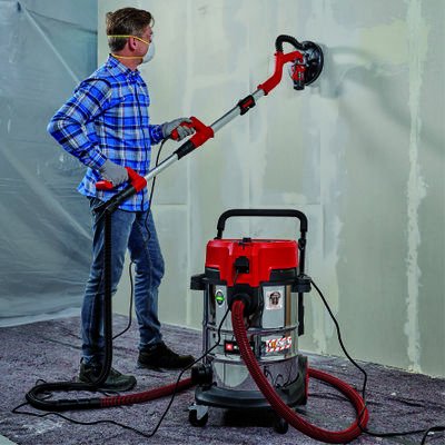 Einhell Te-Vc 2350 Sacl, Aspiradora En Seco Y Húmedo (Rojo/Acero Inoxidable, 1600 Vatios) 2342475