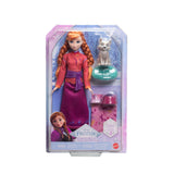Mattel Disney The Ice Queen Anna Fashion Doll And Wolfsjunges Figura Con 4 Partes De Cuidado De Enfermería Jfg17