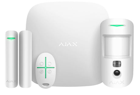 EAN 0810031990740 - Ajax StarterKit Cam Plus sistema de seguridad inteligente para el hogar Jeweller (inalámbrico) imagen 1