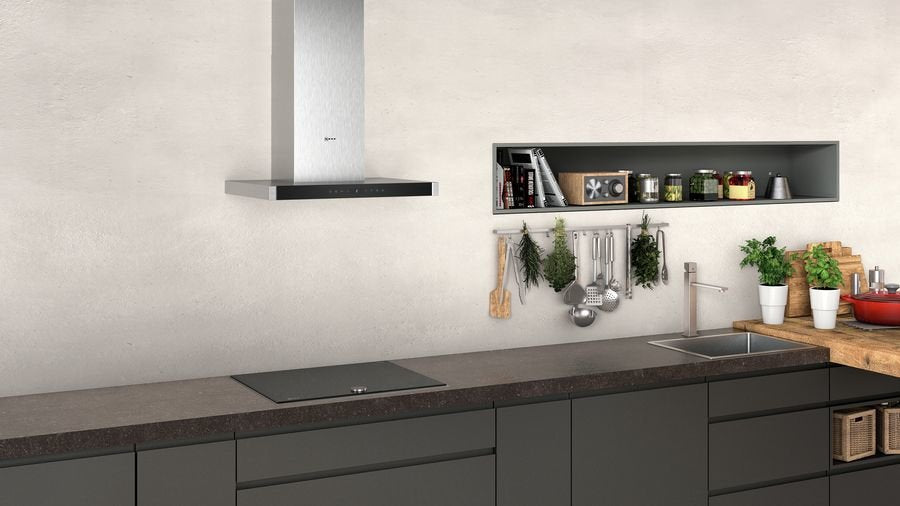 Campana Extractora Neff Dbmp655n 657 M³/H De Pared Acero Inoxidable A