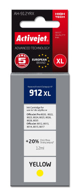 EAN 5901443119661 - Activejet Tusz AH-912YRX (zamiennik HP 912XL 3YL83AE; Premium; 990 stron; żółty) cartucho de tinta 1 piez imagen 1