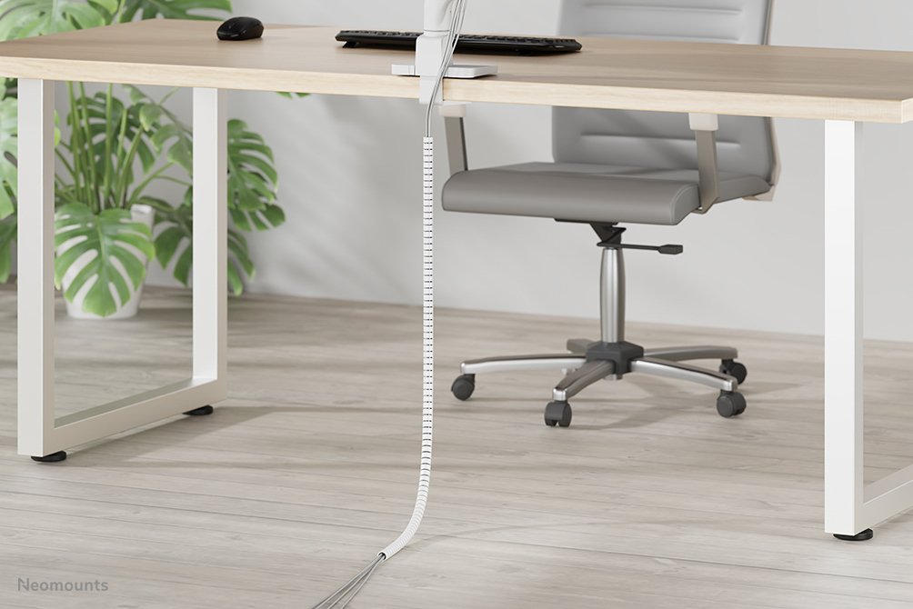 EAN 8721246340195 - Neomounts ADS06-141WH organizador de cables Escritorio Pasacables Blanco 1 pieza(s) imagen 8