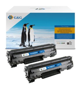 G&G Xl-Toner 2er Set Para Hp 35ad/ 36ad/ 78ad/ 85ad