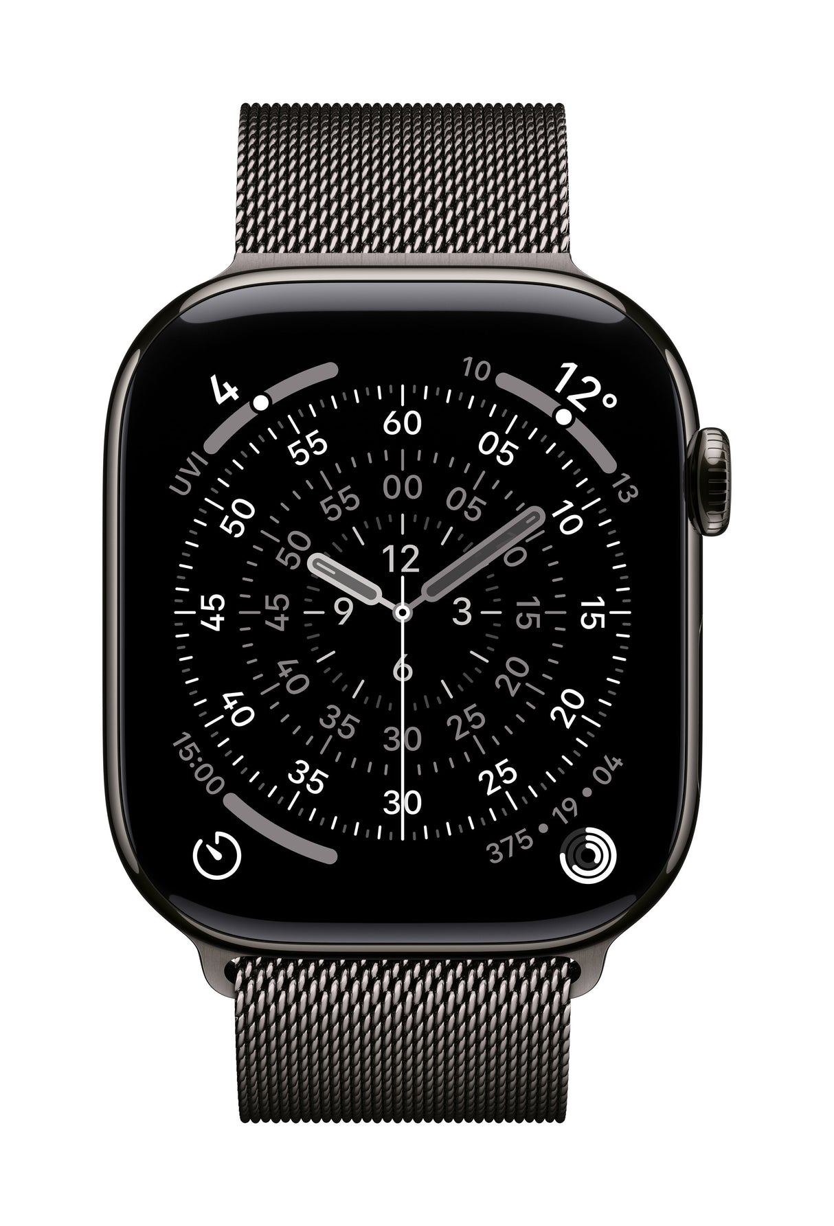 Apple 46mm Slate Milanese Loop - M L