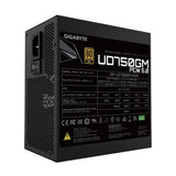 EAN 0810075657869 - GIGABYTE UD750GM PG5 unidad de fuente de alimentación 750 W 20+4 pin ATX ATX Negro imagen 2